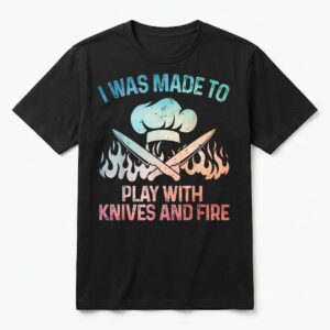 Funny Chef Cooking Lovers Culinary Chef Black T-Shirt